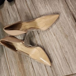 Jessica Simpson  size9 clear/nude